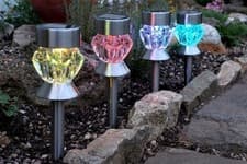 Image of Garden Mile 4Pcs Solar Lights Outdoor Stake Light Waterproof...