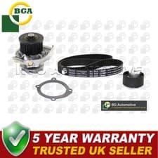 Image of BGA Timing Cam Belt Kit + Water Pump Fits Fiat Alfa Romeo 1.2 1.4 55271994