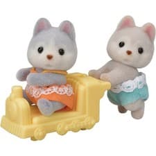 Image of Sylvanian Families I-117 Husky Twins Calico Critters Japan