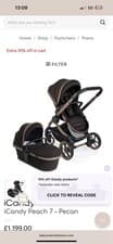 Image of iCandy Peach 7 Peacan 🍪 stroller with NEW carrycot BRAND NEW BOXED