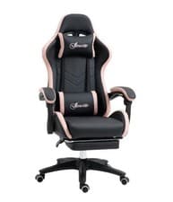 Image of Vinsetto Racing Style Gaming Chair with Reclining Function Footrest, Black
