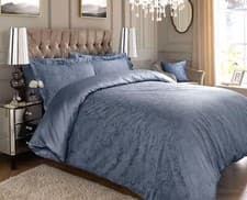 Image of 600 TC Jacquard Paisley Duvet Cover Bedding Sets Cotton Rich Extra Pillowcases