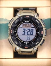 Image of CASIO PRO TREK PRG-340SC-5JF Climber Solar Compass Outdoor Men's Digital Watch
