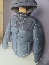 Image of Mens Large Heavy Puffer Jacket Jack & Jones Navy RRP £70 Style:12189752