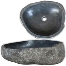 Image of Basin River Stone Oval 45-53 cm vidaXL