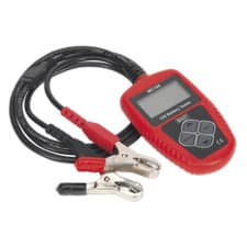 Image of Motorcycle Digital Battery Tester 12V | MC105 Sealey New
