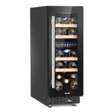 Image of Wine Cooler Drinks Fridge, 17 Bottle, Dual Zone, Touch Controls, Baridi DH204 B
