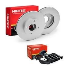 Image of MINTEX FRONT BRAKE SET DISCS & PADS FOR FORD MAZDA MDB2314 MDC1030C