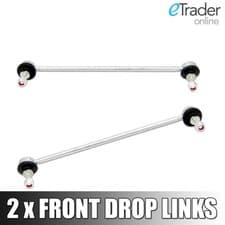 Image of PEUGEOT 207 FRONT ANTI ROLL BAR DROP LINK STABILISER LINKS X2 PAIR NEW ANTIROLL