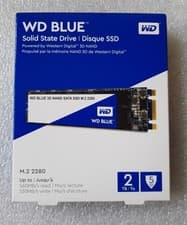 Image of 2TB WD BLUE M.2 3D NAND SATA  2280 SSD STILL SEALED