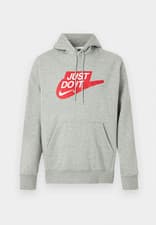 Image of Nike Sportswear Men's Club Fleece Hoodie SP26 (Size L) Grey IO9618-063