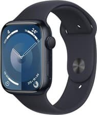 Image of Apple Watch Series 9 GPS 45mm Midnight Aluminium Case M/L Sport Band - MR9A3QA/A