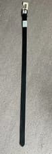 Image of BNWT Black Premium Leather Belt - L- Tesco/F&F. 35-39 inch waist.