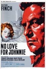 Image of Historic No Love For Johnnie 1961 Movie Advertising Postcard