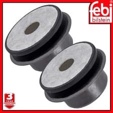Image of Rear Outer Control Arm Bush x2 Febi 23568 For Audi A6 VW Passat 97-11 8E0505172A