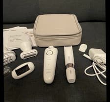 Image of Braun Silk-épil 9 Epilator with Pivoting Head SES9-441, White/Silver