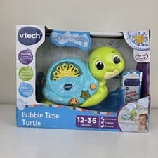 Image of Bubble Time Turtle Bath Toy Sensory Bubble Maker Lights Music Toddler 1 2 3 Year