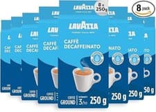 Image of Lavazza Caffè Decaffeinato Ground Coffee Pack of 8x250g