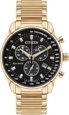 Image of Citizen Men's Eco Drive Model Number AT2398-72E Rose Gold Steel