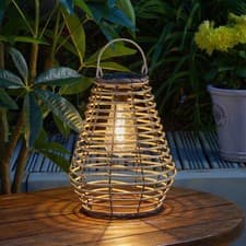 Image of Maris Rattan Solar Lantern