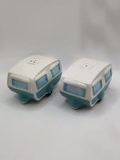 Image of Caravan Shaped Salt and Pepper Set Cruet Set Gift Idea