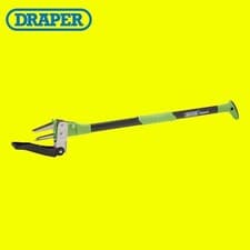 Image of Draper 37796 Long Handled Weed Puller Comfortable Soft Grip Aluminium Shaft