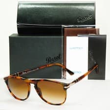Image of Persol Sunglasses 2016 Brown Tortoiseshell Gradient Square 6649-S 108/51 55mm