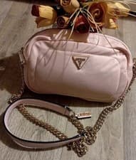 Image of Guess Sharma camera power pink bag RRP 100