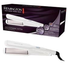 Image of Remington Pro Ceramic Hair Straightener Extra Wide Plates 45mm S5527 White