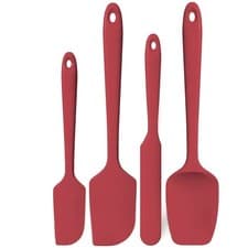 Image of Silicone Spatula Set of 4 Pcs | 315℃ Heat-Resistant Non Stick Rubber Spatulas