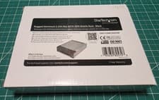 Image of StarTech Black Aluminum 5.25in Rugged SATA Hard Drive Mobile Rack Drawer New