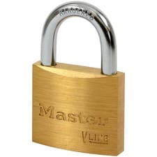 Image of Master Lock V Line Brass 40mm Padlock - Keyed Alike 4232