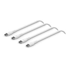 Image of Belkin BoostCharge 1M Braided USB-C To USB-C Charging Cable - White - 2 Pack
