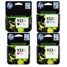 Image of HP932XL HP933XL CMYK Inks Officejet 7110 7510 7610 7612 Wide Format e-All-in-One