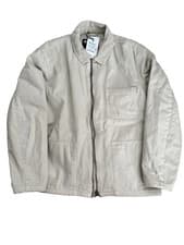 Image of Barbour Tyne Casual Jacket In Mist 'Stone' Size XXL 2XL Mens Coat with pockets
