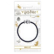 Image of Official Harry Potter Black Leather Charm Bracelet for Slider Charms