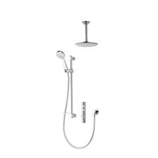 Image of Aqualisa iSystem Smart Digital Concealed Shower - Ceiling Head, Wi-Fi & App