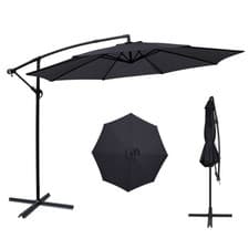 Image of 3M Banana Parasol Garden Cantilever Sun Shade Canopy Patio Outdoor Umbrella