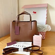 Image of BNWT Boxed Radley Dukes Place Multi Way Leather Bag, Dust Cover & Care Card