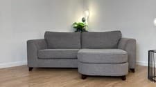 Image of DFS The Lorella 4 Seater Fabric Sofa in Grey