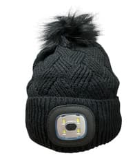 Image of Unisex LED Beanie Hat With USB Rechargeable Battery 5 Hours High Powered Light