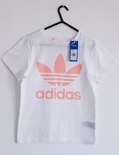 Image of Girls Adidas T-shirt Originals Big Trefoil Logo Junior Children Top  RRP £19.99