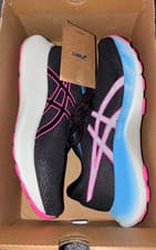 Image of Asics Gel-Saiun 2 Black Hot Pink Trainers Women Size UK 5 1012B702-002 BNIB