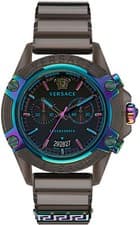 Image of Versace VEZ701022 Icon Active Chrono black Silicone Mens Womens Unisex Watch NEW