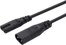 Image of IEC 60320 C8 Plug to C7 Receptacle Male to Female Extension Power Supply Main