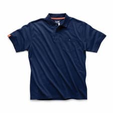 Image of Scruffs Eco Worker Polo shirt Navy Black or Graphite