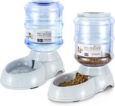 Image of Gravity Pet Feeder & Water Dispenser Bundle – Large Capacity, Multi-Pet
