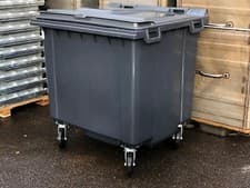 Image of 1100 litre wheelie bin plastic EN840 certified - brand new