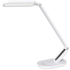 Image of Dimmable Desk Lamp with 5 Colour Modes and USB Charging Port – Office Lamp