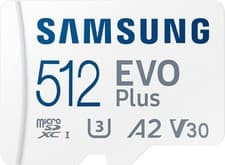 Image of Samsung EVO Plus 512GB Micro SD Memory Card SDXC UHS-I U3 A2 Class 10 130MB/S